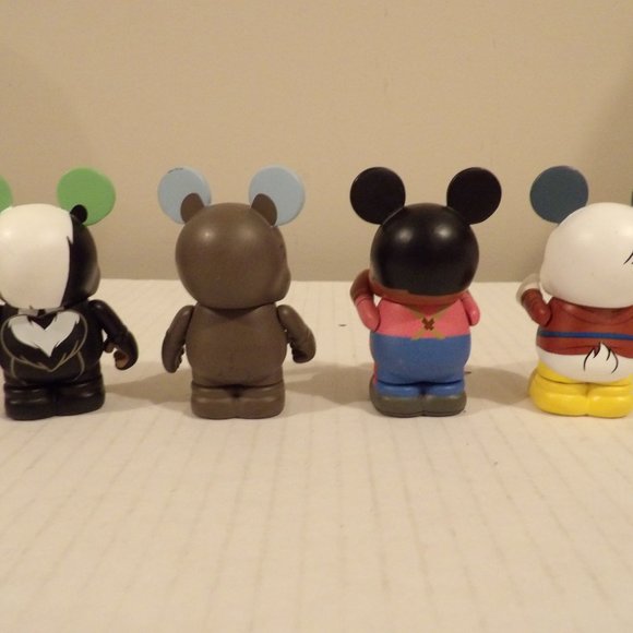 +Disney Vinylmation 3" Figure Lot of 4 Flowers, Donald, Baloo, John Henry - Picture 2 of 6